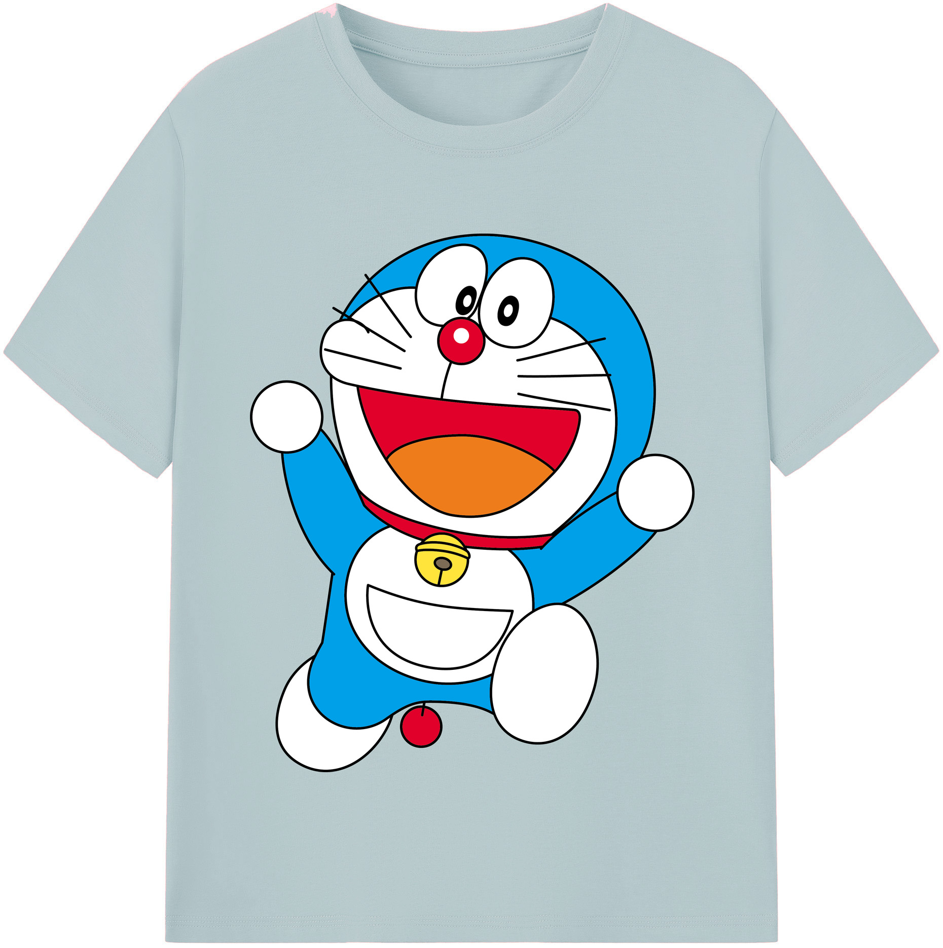 （画像用） ドラえもん Doraemon 綿100％半袖Tシャツ（フロントプリント）